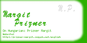 margit prizner business card